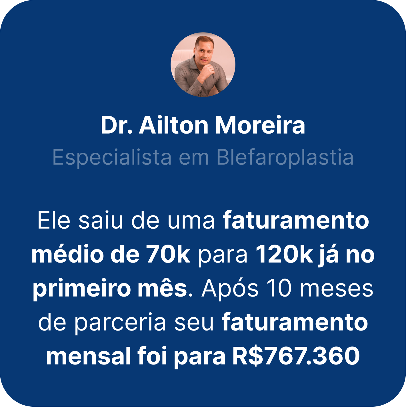 Dr Ailton Testimonial mobile